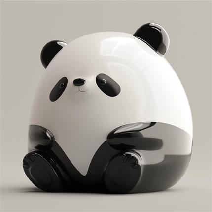 呆萌可爱的家居点缀！大熊猫陶瓷摆件，带来无尽温馨！