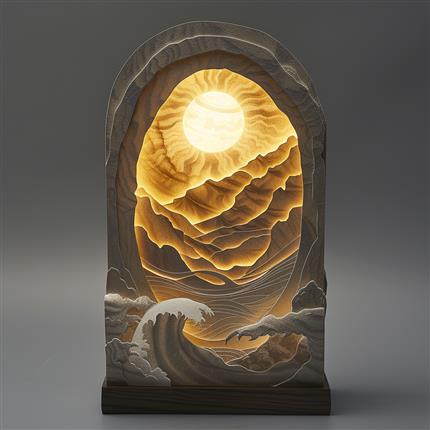 梦幻日月光影，纸雕艺术灯点亮你的家