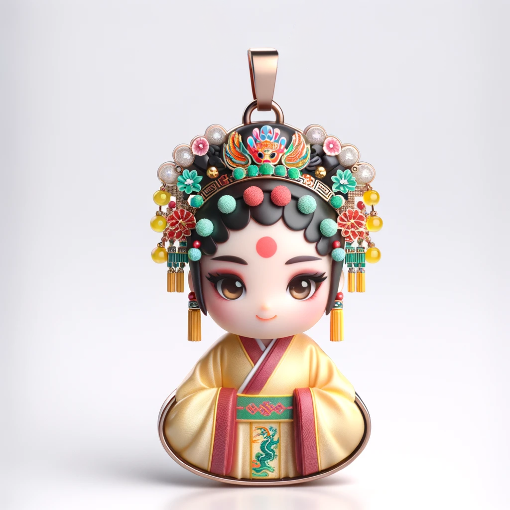 萌趣杨贵妃吊坠,东方美人穿越而来 1