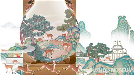 山水之间，鹿居人家——苏州园林中的和谐美景