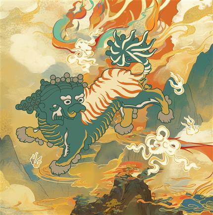 狮子雄风，云山之巅——京剧英雄的壮丽画卷
