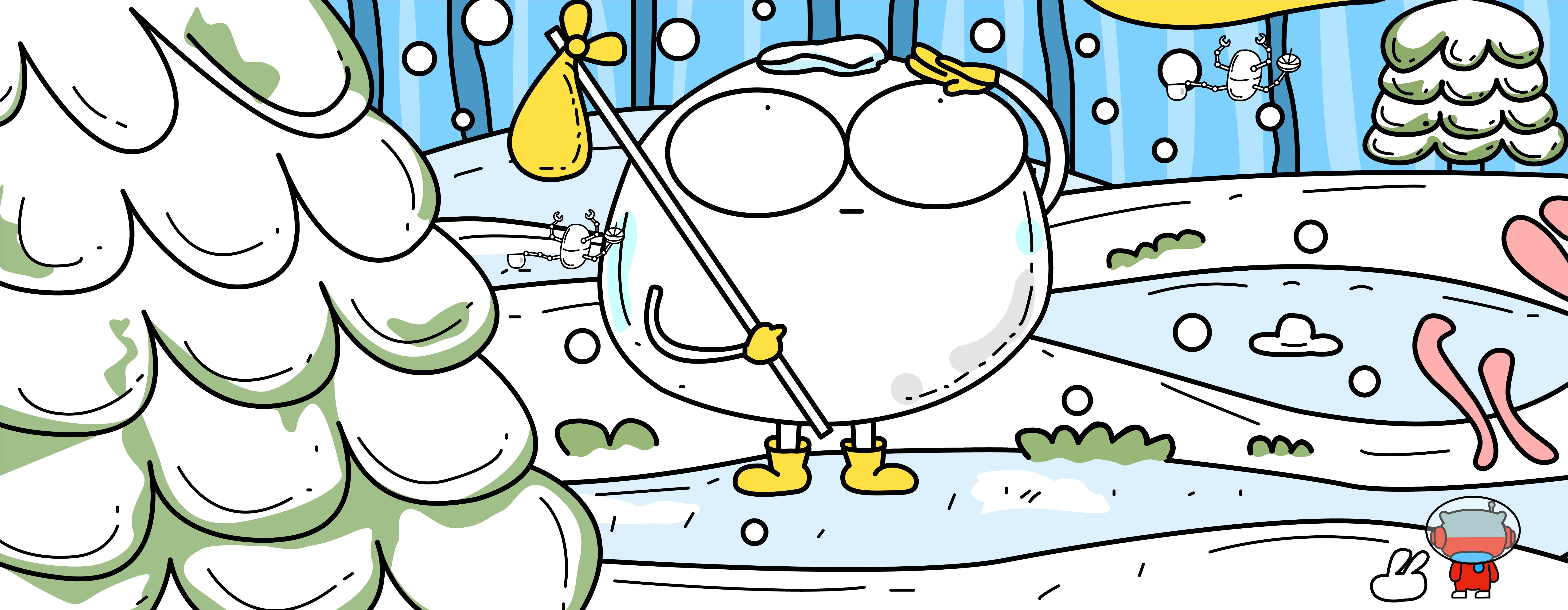 雪地冒险奇遇记,小伙伴们的寒冬奇趣旅程! 1