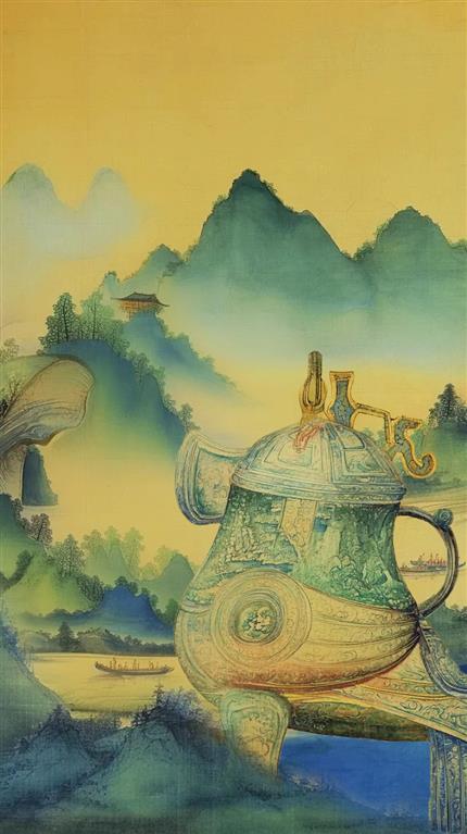 青山碧水映千秋，妇好鸮尊诉华夏故事