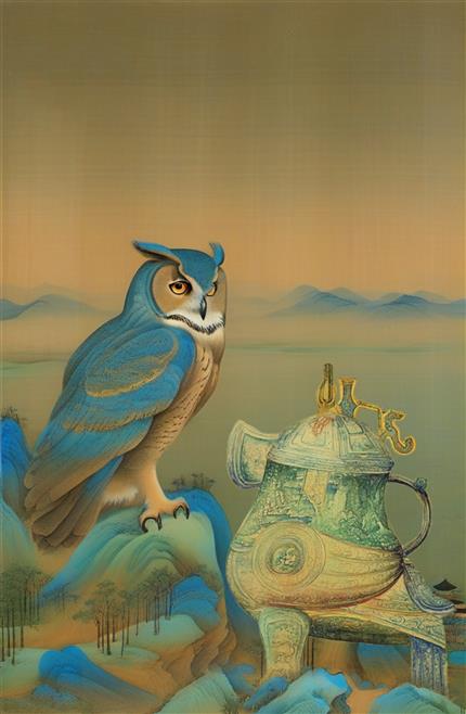 青铜鸮再现，千年对望星空